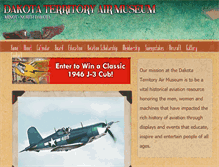 Tablet Screenshot of dakotaterritoryairmuseum.com